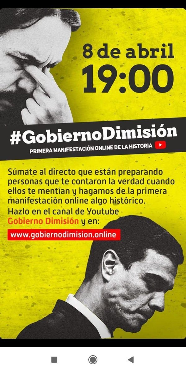 ldpsincomplejos's tweet image. Llegó la hora de manifestarse virtualmente. Hoy a las 7.
#ManifestaciónGobiernoDimisión

Podéis participar en la manifestación aquí:
youtu.be/gtBgvEWDUcA