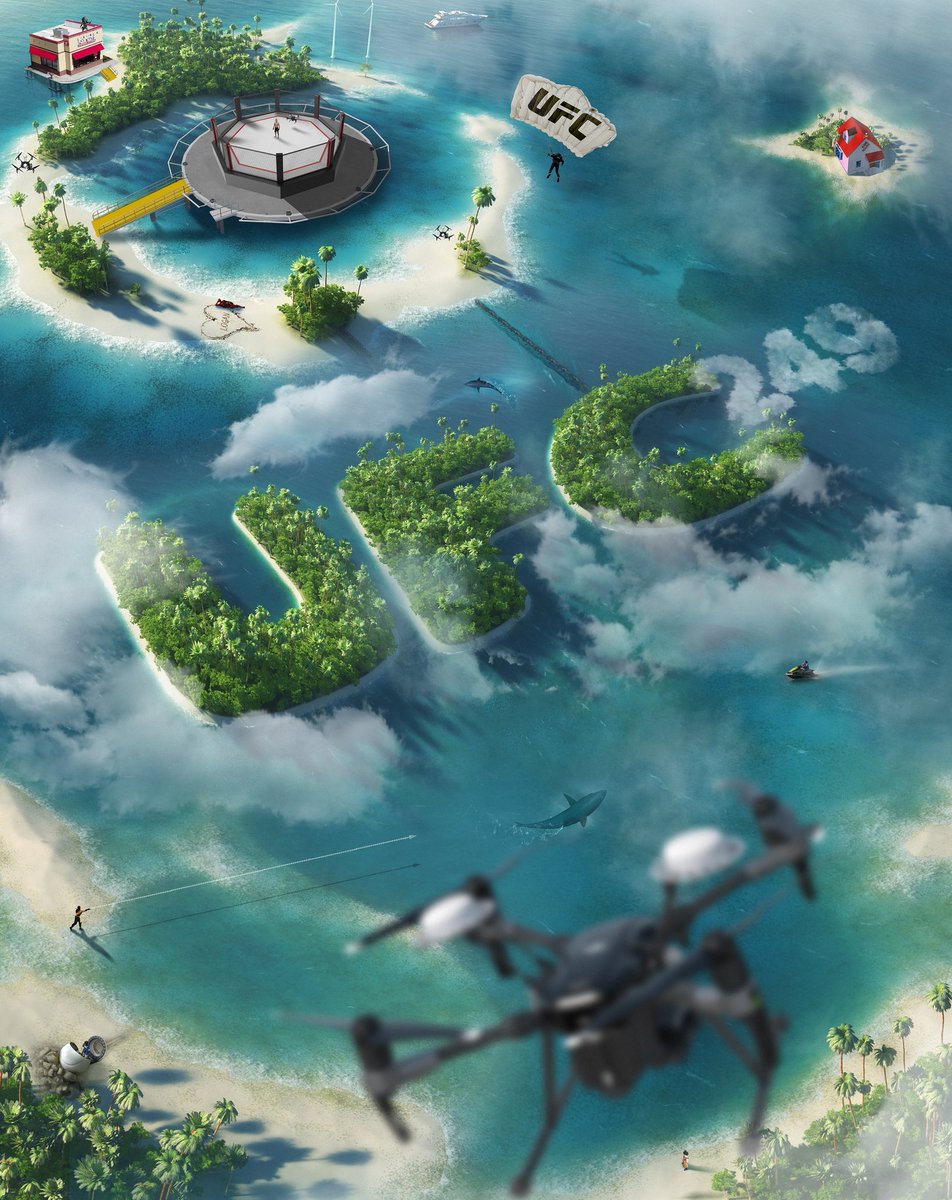 ufcontnt's tweet photo. Dana White's UFC Island Fights, by @Bosslogic 🏝 https://t.co/tA1RQxqaBt