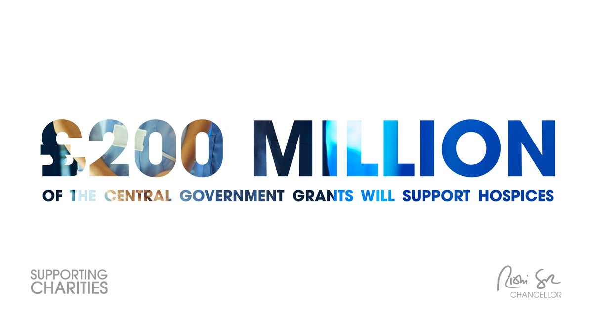 5/ Up to £200m of those grants will support hospices.The rest will go to organisations like St Johns’ Ambulance and the Citizens Advice Bureau, as well as charities supporting vulnerable children, victims of domestic abuse, or disabled people.