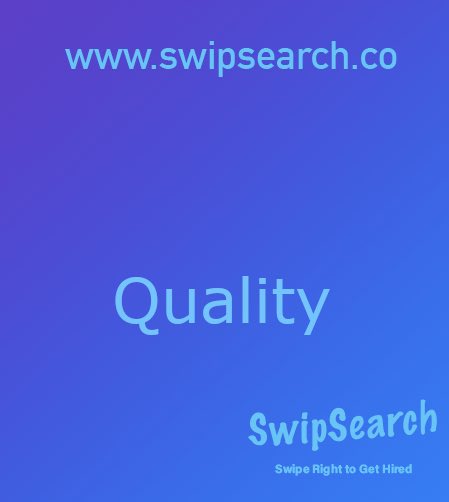 swipsearchapp's tweet photo. 1. Quality - We believe in a high quality product and service. We will never settle for second best and we don’t compromise on your personal safety or the safety of your data #quality #workplacevalues #workplaceculture #jobsearch #ukrecruitment #ourvalues https://t.co/Vp9qsU77lN