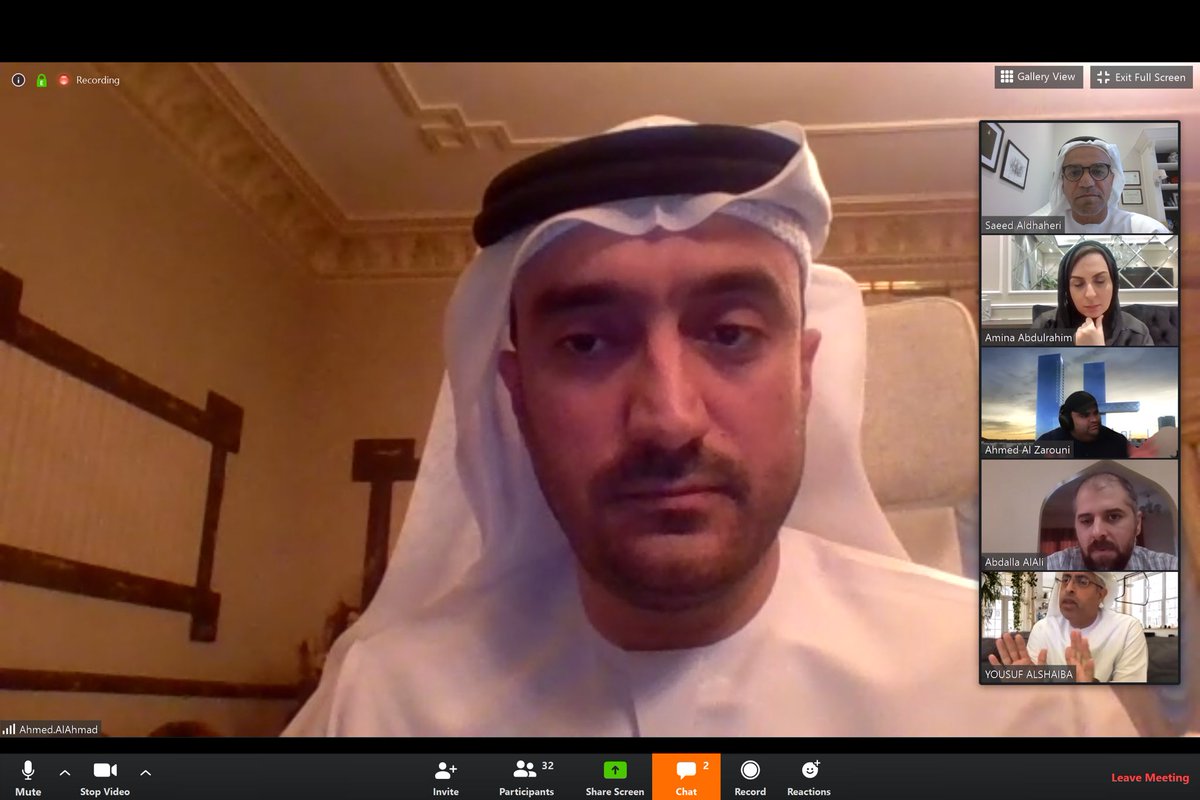DDSaeed's tweet photo. Enjoyed today moderating the first virtual meeting for the @ciomajlis1 attended by 35 CIOs from the public and private sector in the UAE to discuss how our organizations were ready for the work from home and the role of technology &amp; innovation during #COVID19 crises https://t.co/mAlhp89Bhf