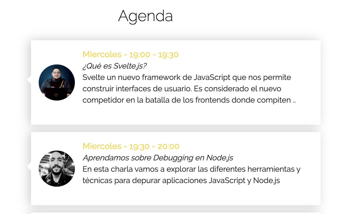 maleja111's tweet image. !Hoy es día 1! jsweek.org (en la página deberían encontar el horario según su país). 
No se pierdan las charlas de @gndx @julian_duque @yeion7 @jorgeucano @maleja111💖 

Que susto compartir tantos tesos 😅  ¡Los esperó!

#QuedateEnCasa