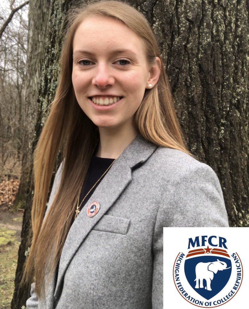 HopeRepublicans's tweet photo. We are thrilled to announce our very own Juliana Struyk has been elected @MichiganCRs Secretary🎉 
We know Juliana &amp; the rest of the Executive Board will do great things for Michigan🇺🇸🐘 https://t.co/eGq91Uv8WV
