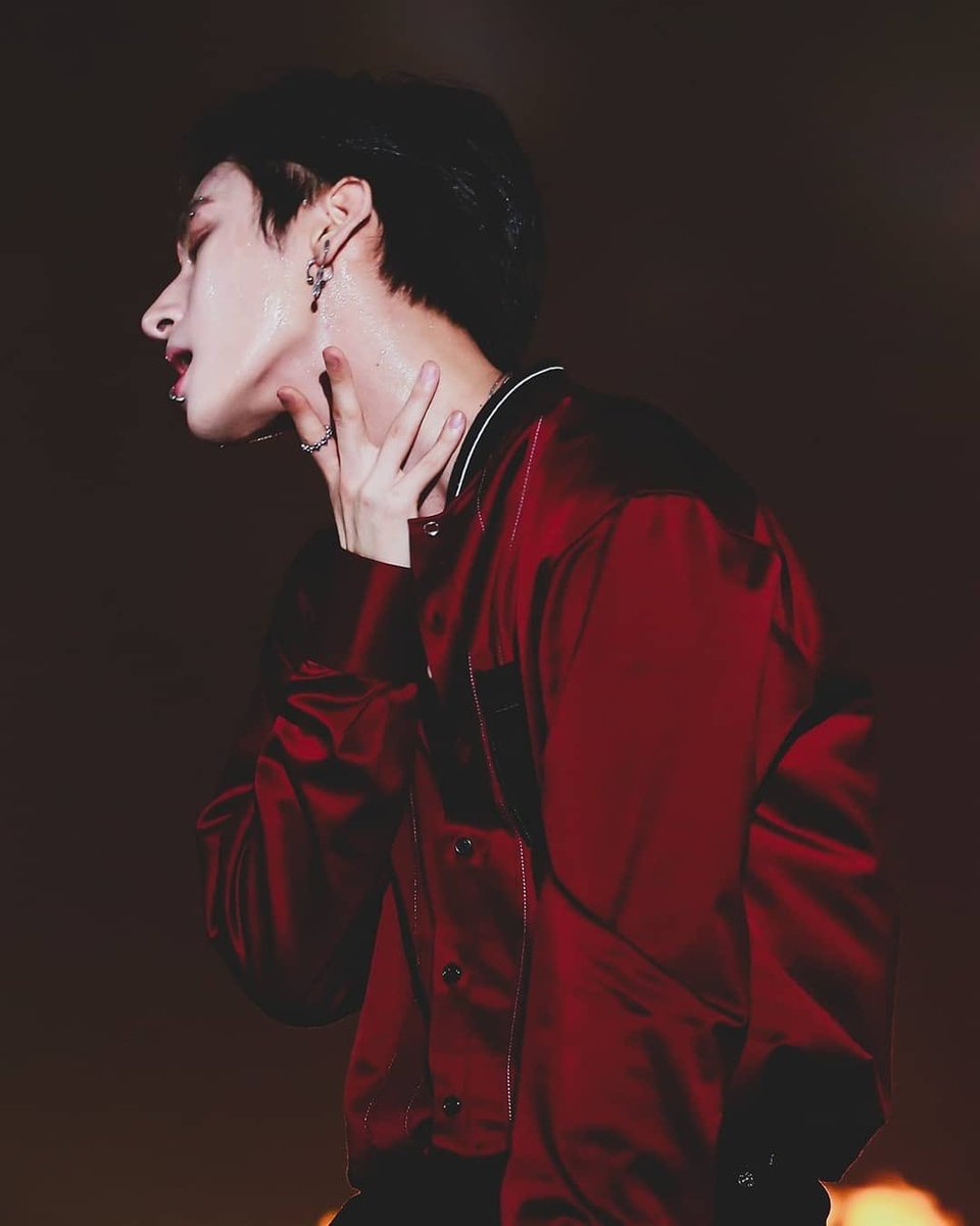  #CHANGKYUN - Red&BlackThe maknae line in general have the most vibrant colors to me. I don't know why, they just do. Changkyun really is a demon~