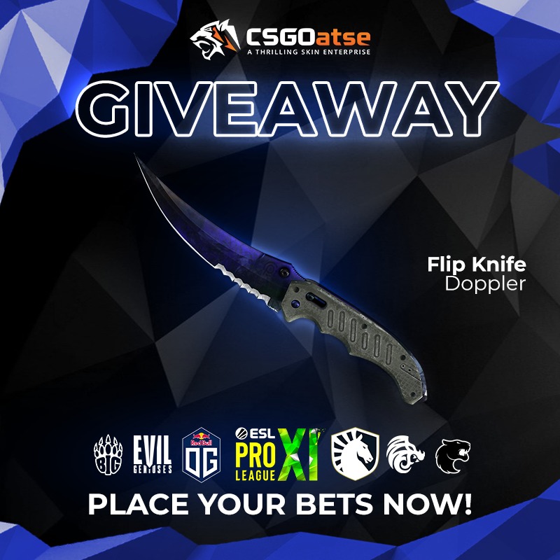 CSGOatsecom's tweet photo. 🔥 For the Boys and Girls 🔥

To enter:

😈 Follow us
😈 Retweet
😈 Like
😈 Be registered on https://t.co/koK9V59Qsc 

The giveaway ends in 2 days! https://t.co/BjPSeqXdwq