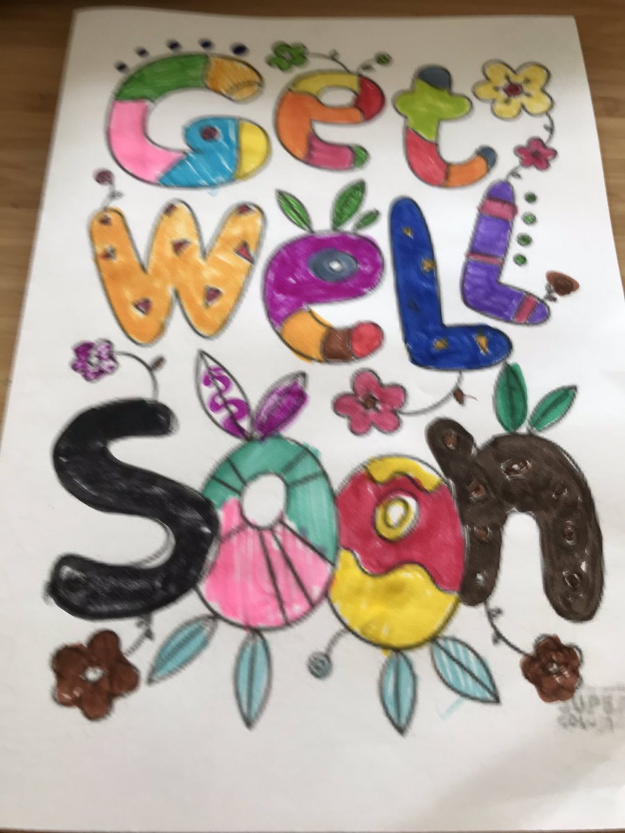 AmandaPPayne's tweet photo. @BorisJohnson From my daughter Lily - also coming in the post. I like the middle page of you in bed ♥️ get well soon - your country needs you! #GetWellBoris #BorisJohnson https://t.co/GBNYvo3pQd