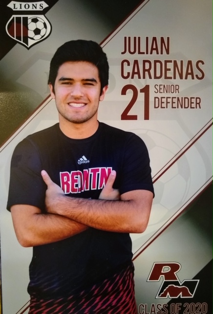 ❤️🖤RMHS Senior Spotlight❤️🖤
❤️🖤❤️🖤Class of 2020❤️🖤❤️🖤

Julian Cardenas - RMHS Varsity Soccer
Attending: Barret, the Honors College @ Arizona State University
Major: Finance
#RMSeniors