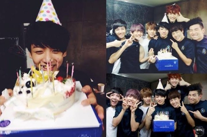 Koo when he celebrated his birthday with his hyungs :')