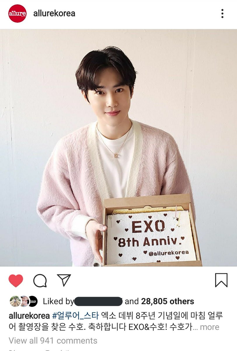 FaithfullyAeris's tweet photo. [200408] #SUHO

📌Junmyeon aparecerá en Allure Korea edición mayo, La sesión de fotos se realizó hoy.

📌 Instagram
Junmyeon: Gracias a cada uno de ustedes, vamos, amar por ∞ años más.

@weareoneEXO #EXO #8ternityWithEXO #8YearWithEXO https://t.co/RgPRKUZILy