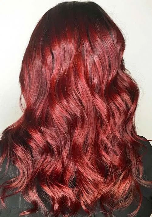 yujin - want to see next : mid/long length cherry red!! been wishing for this for ages... she would pull it off so well: yujin cherry red hair agenda has been active for ages so I don’t rly think I need to explain myself here