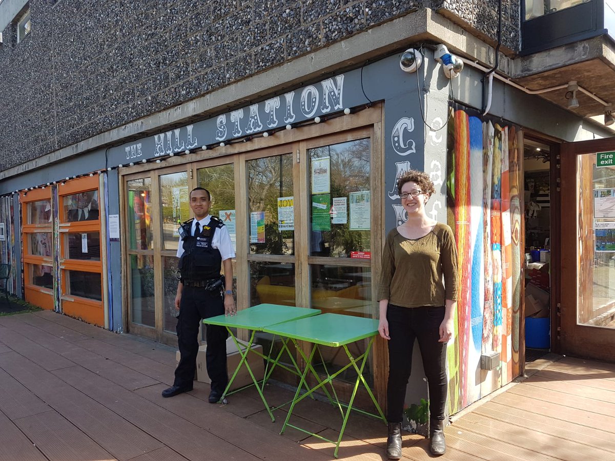 MPSTeleHill's tweet photo. A very big thank you to all of the staff at The Hill Station. Even though they are closed and were busy cleaning, they provided us with refreshments. Including some delicious Oreo brownies. #yum #StaySafe https://t.co/YSZC3H237c