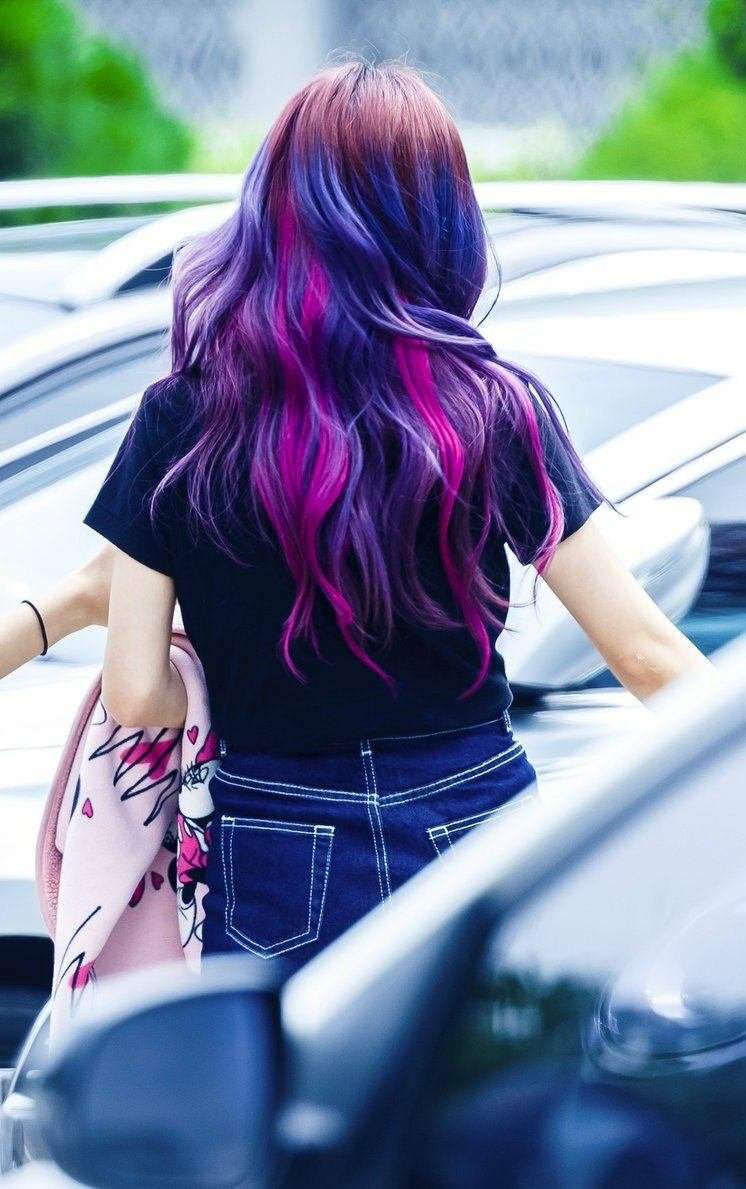 seungyeon - want to see next: long ashy blonde ftw ... just imagine it: the things I would do to see seungyeon with this jisoo purple hair  if any other kpop girlie could pull it off it would be her