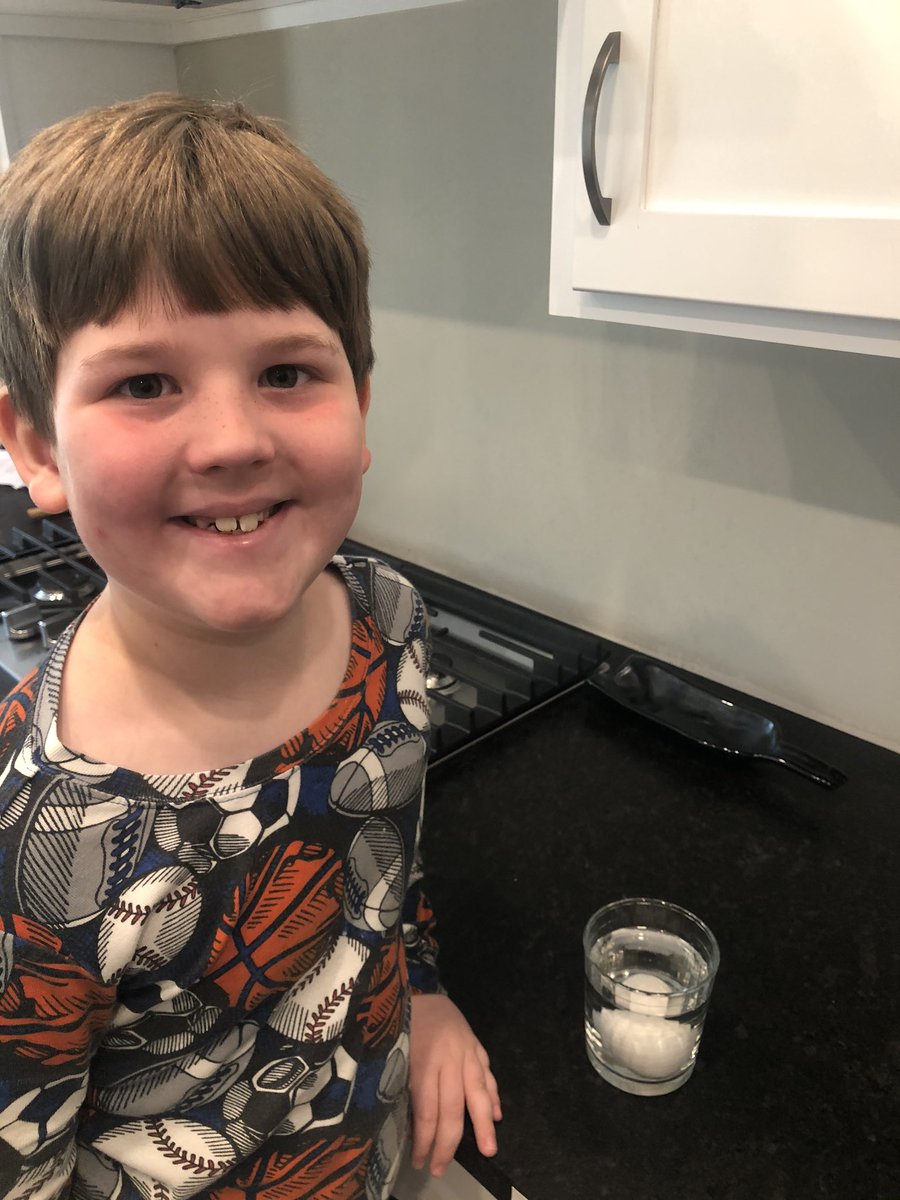 BethTurnerDCS's tweet photo. Asher did his science experiment today. Now to wait a few days for the egg to bounce! @vanderburg_LPS @bturner0701 @TweetDCS_LPS #teamdcs https://t.co/tw3KMjo2eH