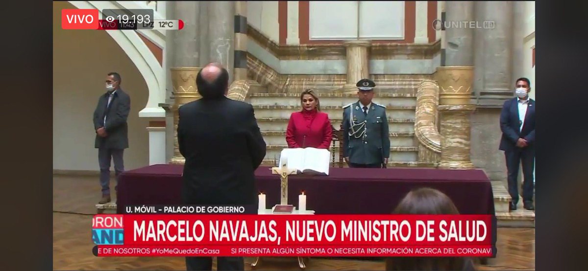JotaSalmon's tweet photo. Marcelo Navajas es el nuevo ministro de salud #Bolivia #COVID19 https://t.co/E3gD0sFRbl