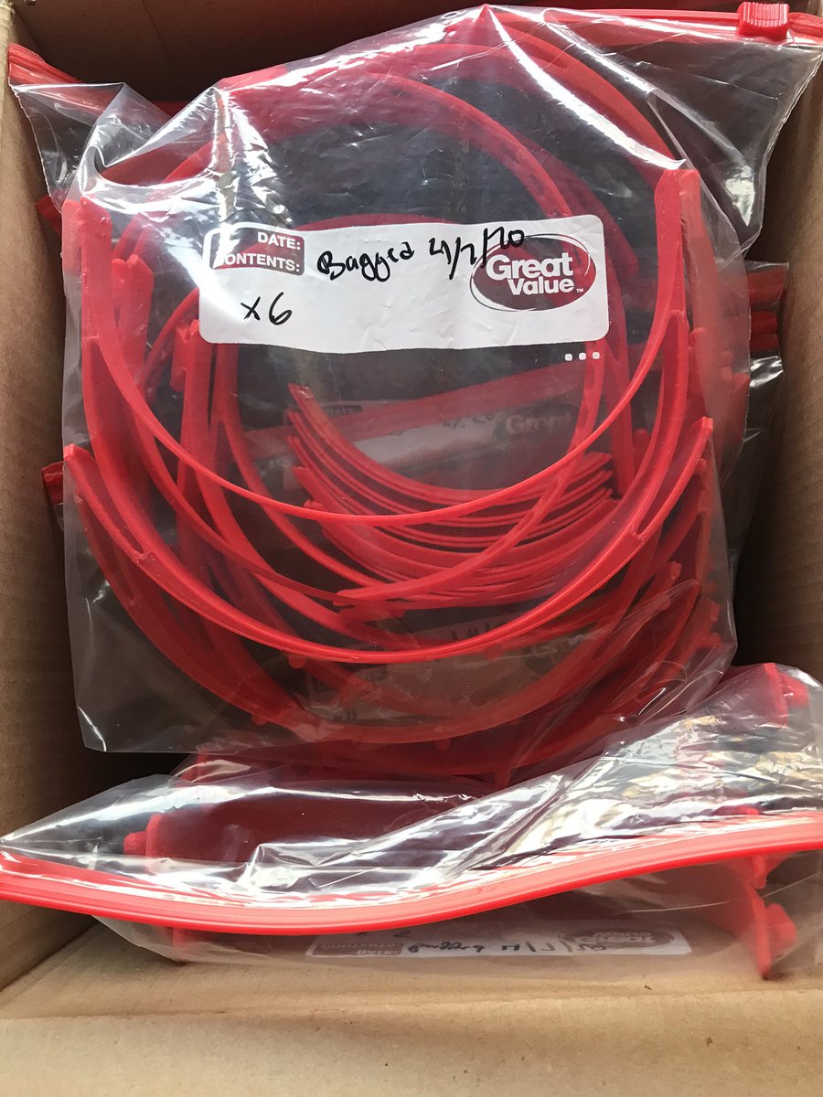 ysuenactus's tweet photo. Doing what we can to make a difference! Our first box of Face Shields printed and shipped to Makers Workshop, where they will be completed and dispersed to hospitals around the country! 
#YandProud #EnactusCares https://t.co/CNu6YPh4Pi