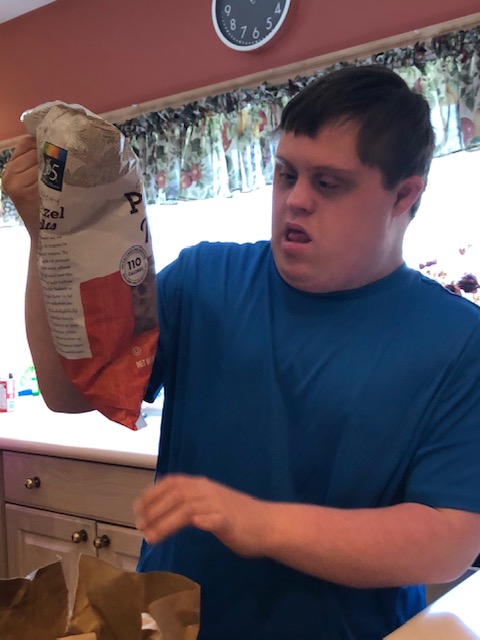 Transition205's tweet photo. 1/3 Alex has been helping keep his household running while #SocialDistancing. Alex has helped build grocery lists, placed orders through @AmazonFresh, showed off his grilling skills and stayed fit through riding his bike, both indoors & out! https://t.co/VlFeubdImB
