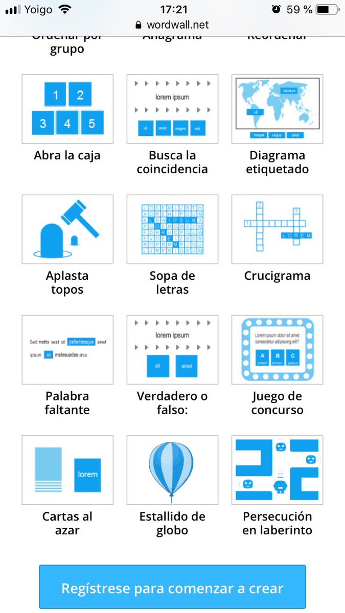 esther_domingo's tweet photo. Hoy os vengo a hablar de una aplicacion con la que estoy flipando. 
Wordwall es una herramienta que te permite crear todo tipo de actividades y pruebas para que tus alumnos disfruten aprendiendo. Es tan sumamente versátil que puedes crear juegos para cualquier nivel. https://t.co/BNYft62eDD