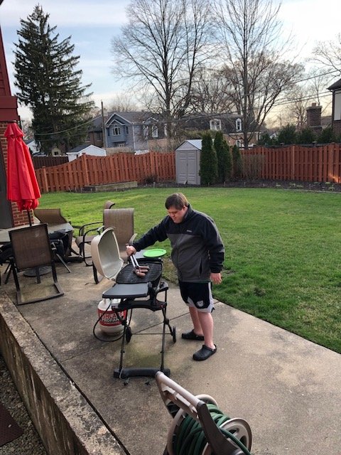 Transition205's tweet photo. 1/3 Alex has been helping keep his household running while #SocialDistancing. Alex has helped build grocery lists, placed orders through @AmazonFresh, showed off his grilling skills and stayed fit through riding his bike, both indoors & out! https://t.co/VlFeubdImB