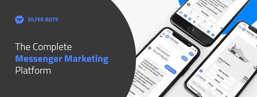 SilFerBots's tweet photo. Learn more about Silferbots.
OmniChannel Marketing in Messenger with SilFer Bots – 2020.
#chatbot #silferbots #messengerbot #bot
https://t.co/nE8BVRXmTn https://t.co/kqctHgVXHN