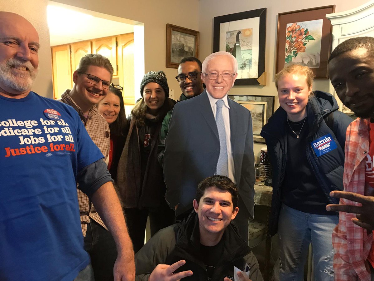 bu4bernie's tweet photo. Bernie 2020 has always been a movement of love and solidarity. 

The unbridled passion of the folks we met along the way proves that. 

Now more than ever, we need to lift one another up and organize for the right to health and dignity. 

we fight on. solidarity forever. ✊ https://t.co/NGA015sgZH