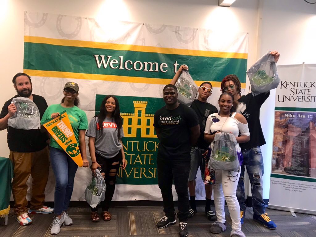 KYSUAdmission's tweet photo. Greetings!! It’s Clayton your Admissions Specialist at KENTUCKY STATE UNIVERSITY!🐎Checking in to let you know our office is still open and available for you. If you have any questions please feel free to contact me. Im looking forward to accept you here at KYSU. #BREDS 💚💛🐎 https://t.co/5yHif34JUG