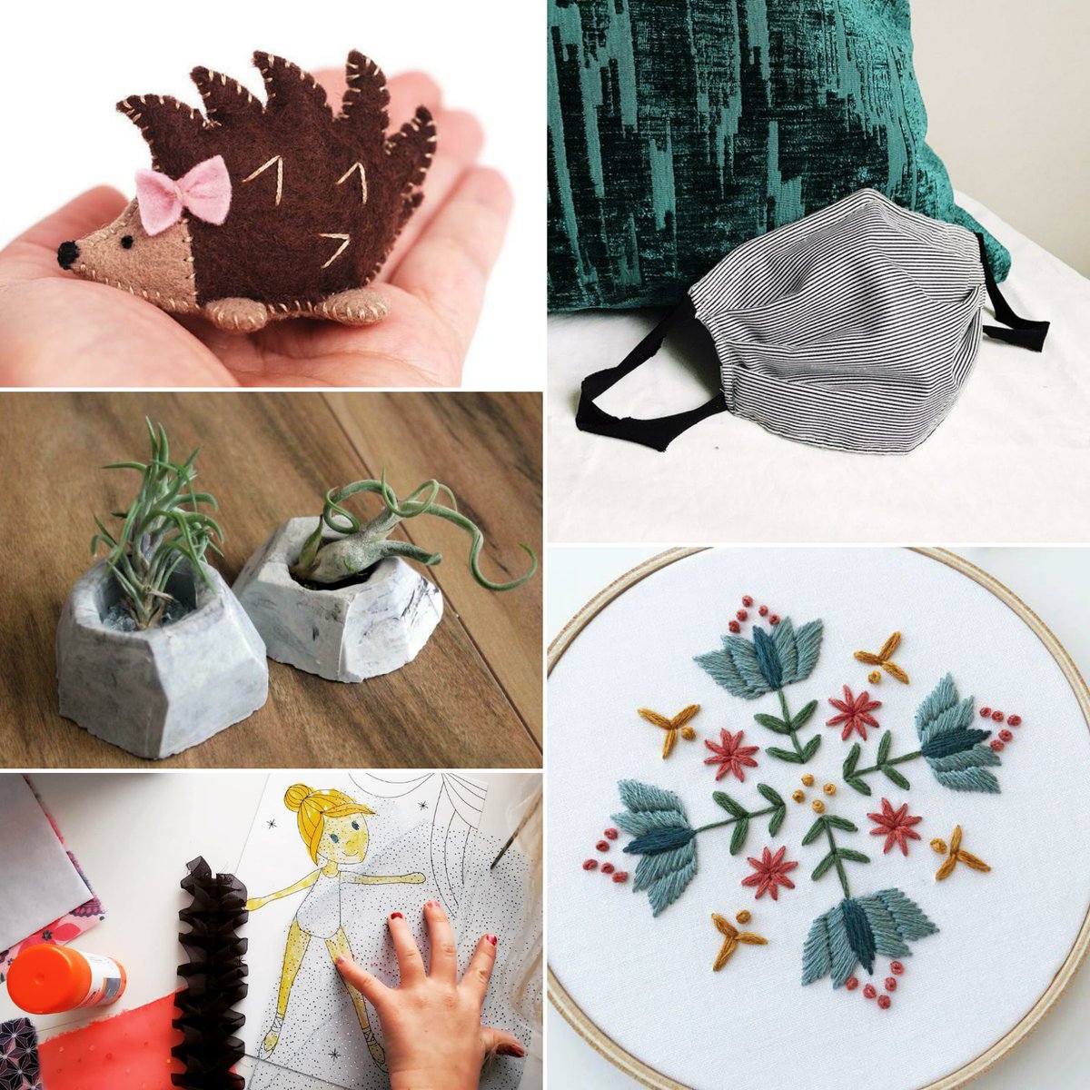 craftlakecity's tweet photo. *GIVEAWAY* Local makers have connected to bring you a CRAFT KIT GIVEAWAY!!!! Go to the Craft Lake City instagram to enter to win a kit from either @kits_crafts, @choosemade, @urbannnest, @ginny_penny or @craftlakecity. Enter by 10pm tonight! #DIY #stayhomekits #craftlakecity https://t.co/7zbuxxSBPL