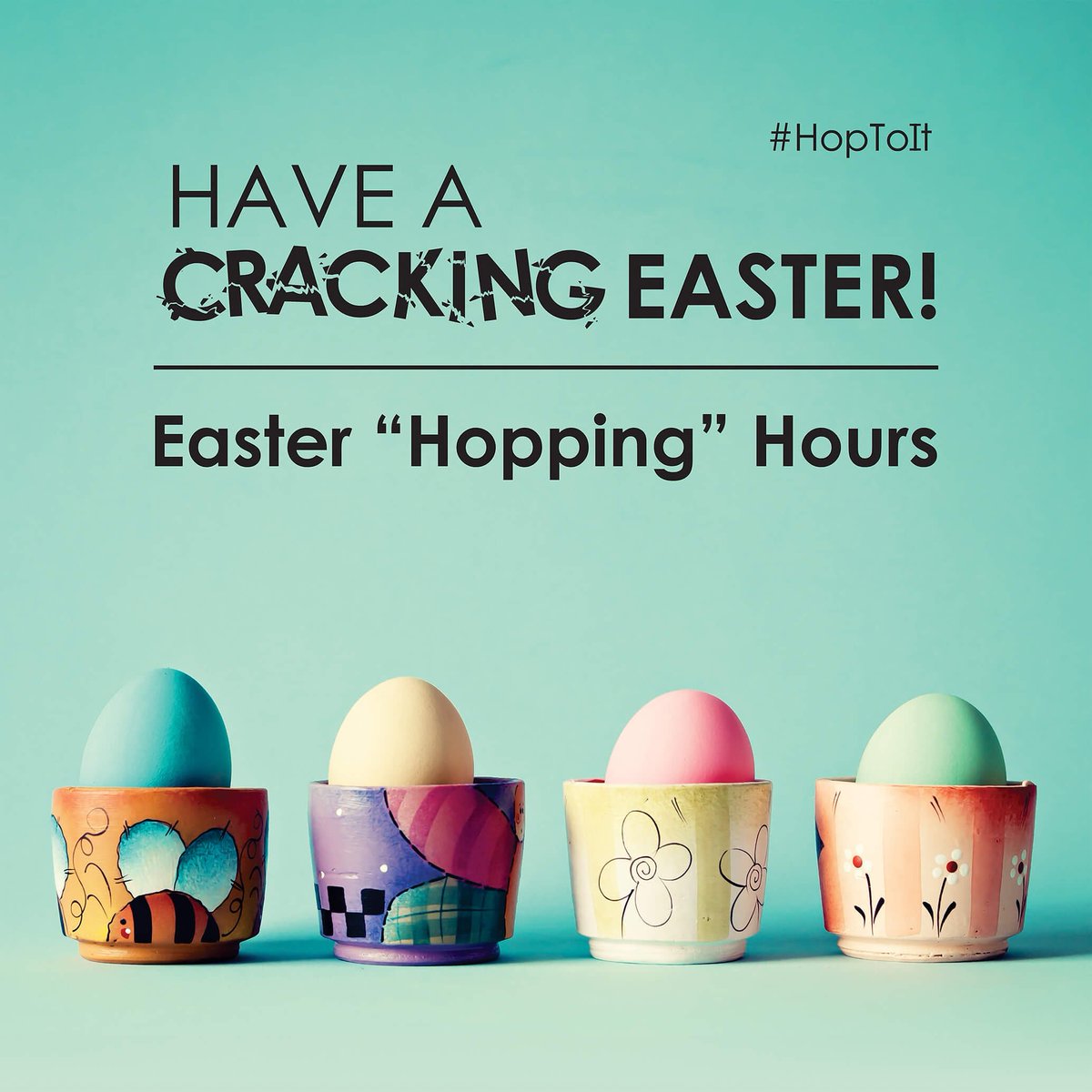 Easter essentials at the Mall with MORE! No Winter lasts forever and no Spring skips its turn. Easter is a symbol of HOPE, RENEWAL and NEW LIFE.
See link for the Highveld Mall "hopping" hours of stores permitted to trade. 🐰⌚️ facebook.com/HighveldMall/