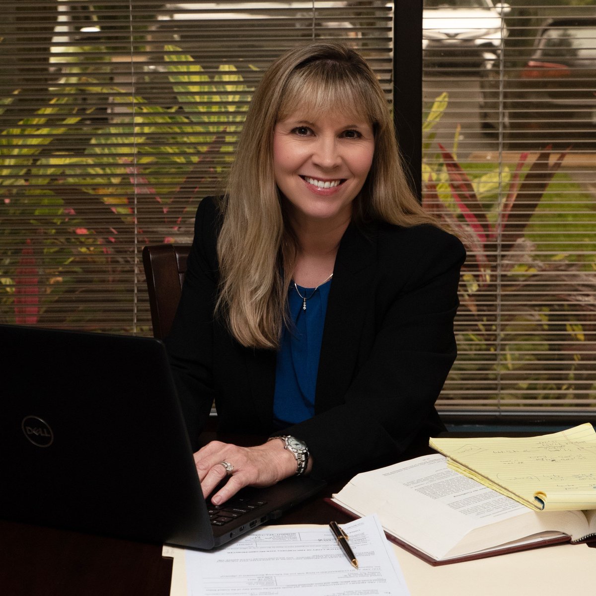 Meet our Legal Assistant, Lori! She loves family time, reading, yoga, swimming and horses. She got her paralegal degree from St. Petersburg College and has over 20 yrs of experience! What an invaluable asset to the S|G team! #slatergrantlaw #personalinjuryfirm #employeespotlight