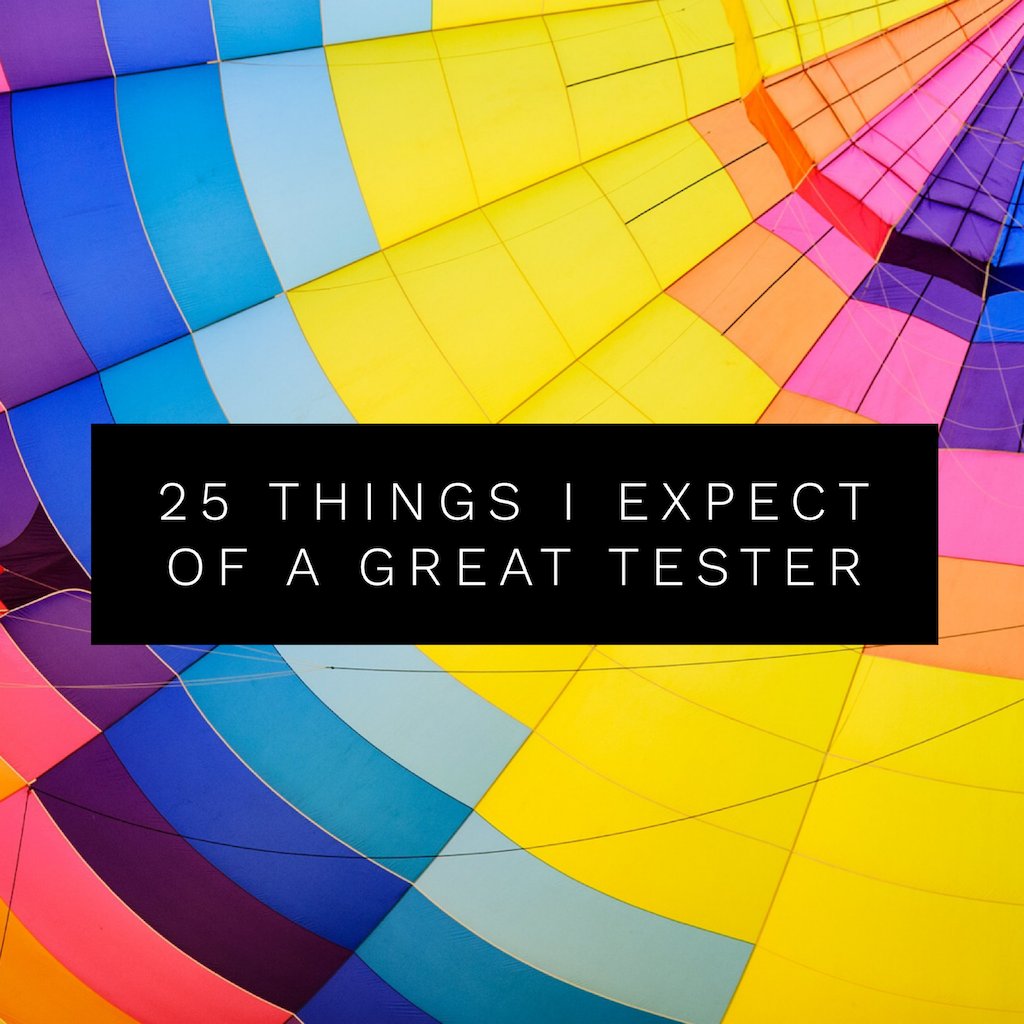 STAGSoft's tweet photo. "Have an user’s mind, engineer’s brain, eagle’s eyes and a businessman’s head”, 1 out of 25 expectations of a smart tester.
https://t.co/retSVfxyZc #dosmartqa #softwareTesting #testingtools #Programming #testAutomation https://t.co/sVvvfXp30o