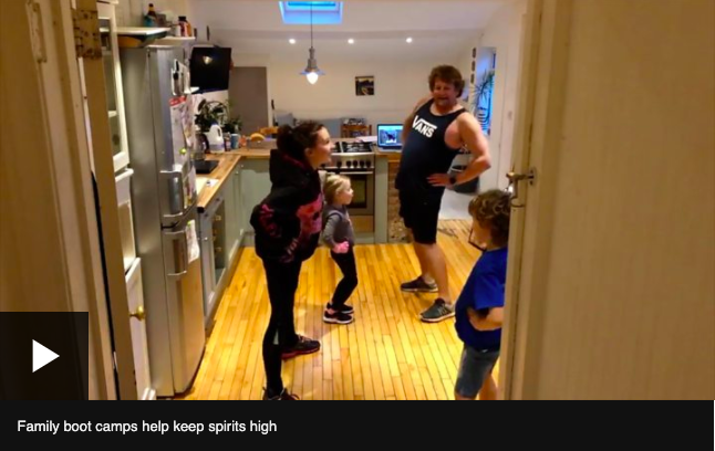 BrawdHealth's tweet photo. Our lockdown family bootcamps made the @BBCWalesNews  🙂 👊

https://t.co/IxCONJBuAs

#familybootcamp #staysane #homeworkouts https://t.co/nug1qHwwTd