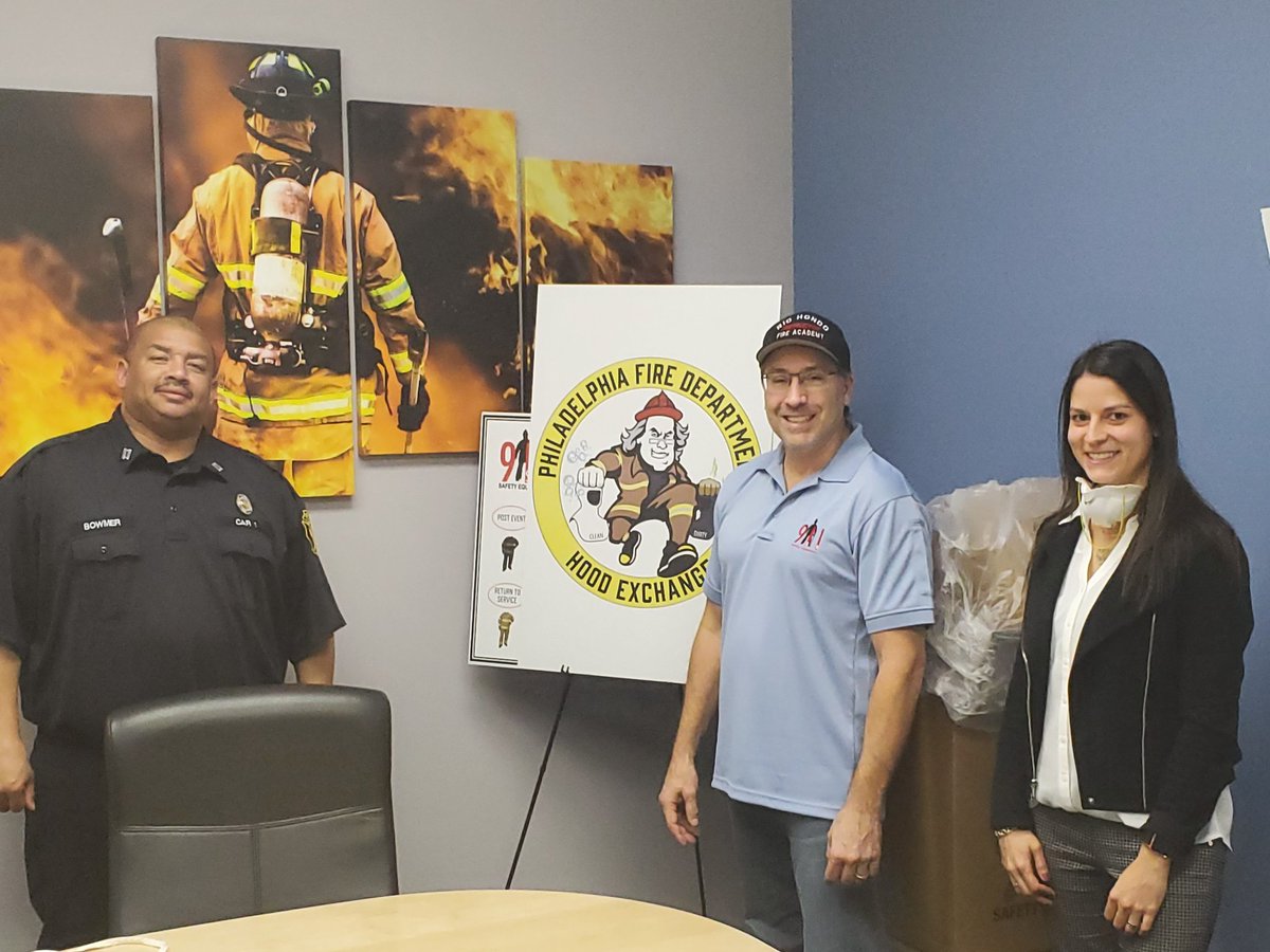 Ex1Pfd's tweet image. Thanking our partners @911safetyequipment for the continued support trying to keep our  city safe with supplying masks. @PhillyFireDept @ThielAdam @PFDCraigMurphy @YatescrystalPFD @PhilaOEM