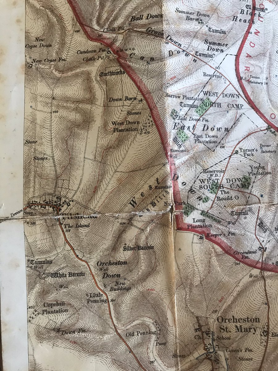 Today we are on the WEST of the Plain – the most restricted access. This area was bought later than others so not appearing on the 1906 military map. Another restriction – metal detection is prohibited on military training land perhaps for obvious reasons (BANG)  #SPTAarchaeology