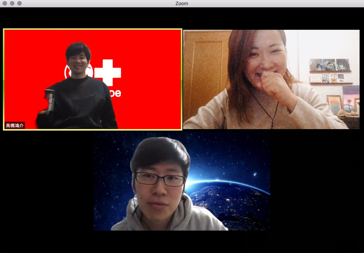 socialtypeorg's tweet photo. (企画者3人は、参加してる皆さんがzoomブレイクアウトルームで制作している間に次の企画のミーティングをしているのは秘密です)

#socialtype
#zoom https://t.co/QnPdIouvdH