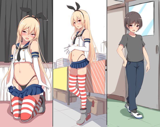 島風くんのセリフなしの差分も 