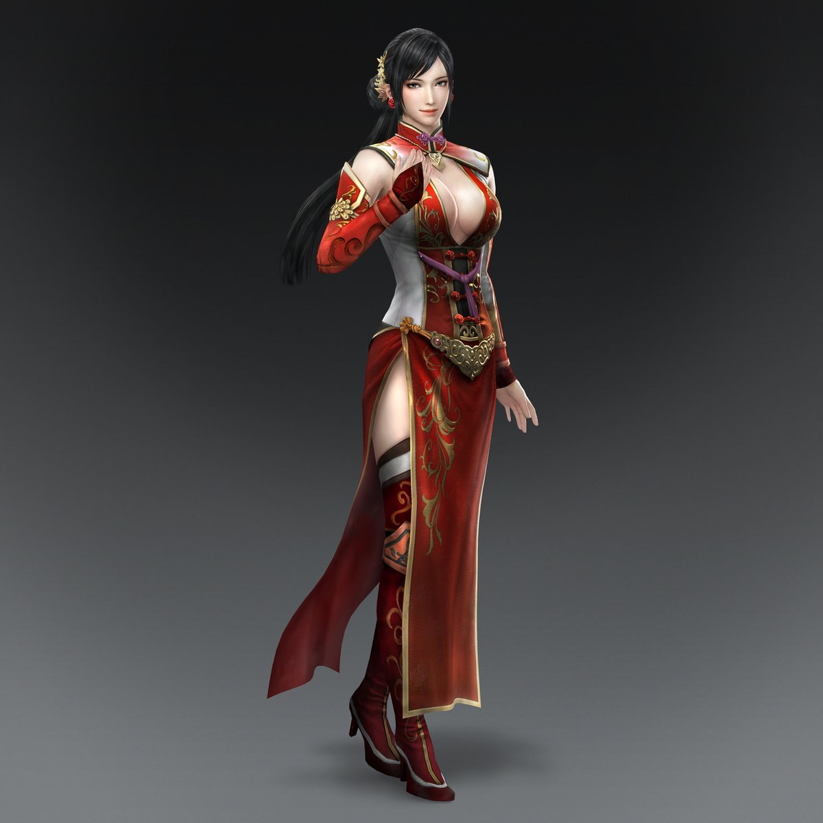 Lianshikoei realised they made Sun Quan super fucking gay so they added her to straighten him out a bit. It didn't work very well, but it did work well to make her charge, Sun Shangxiang, even more lesbian. Breasted boobily to the battlefield and titted to war.