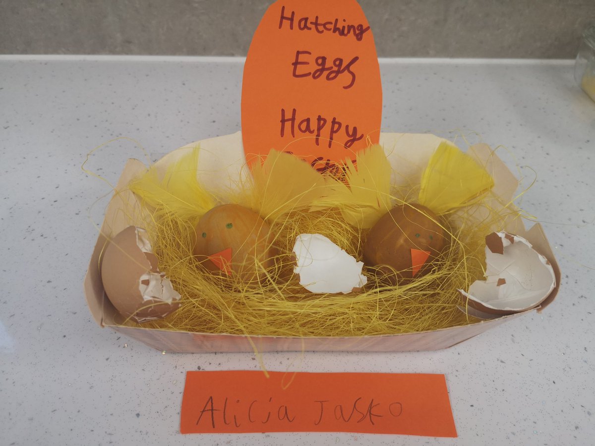JaskoKathleen's tweet photo. @Newyorkprimary @NYPSYr1Owls Alicja's 'Hatching Eggs' https://t.co/CSiY40FWs8