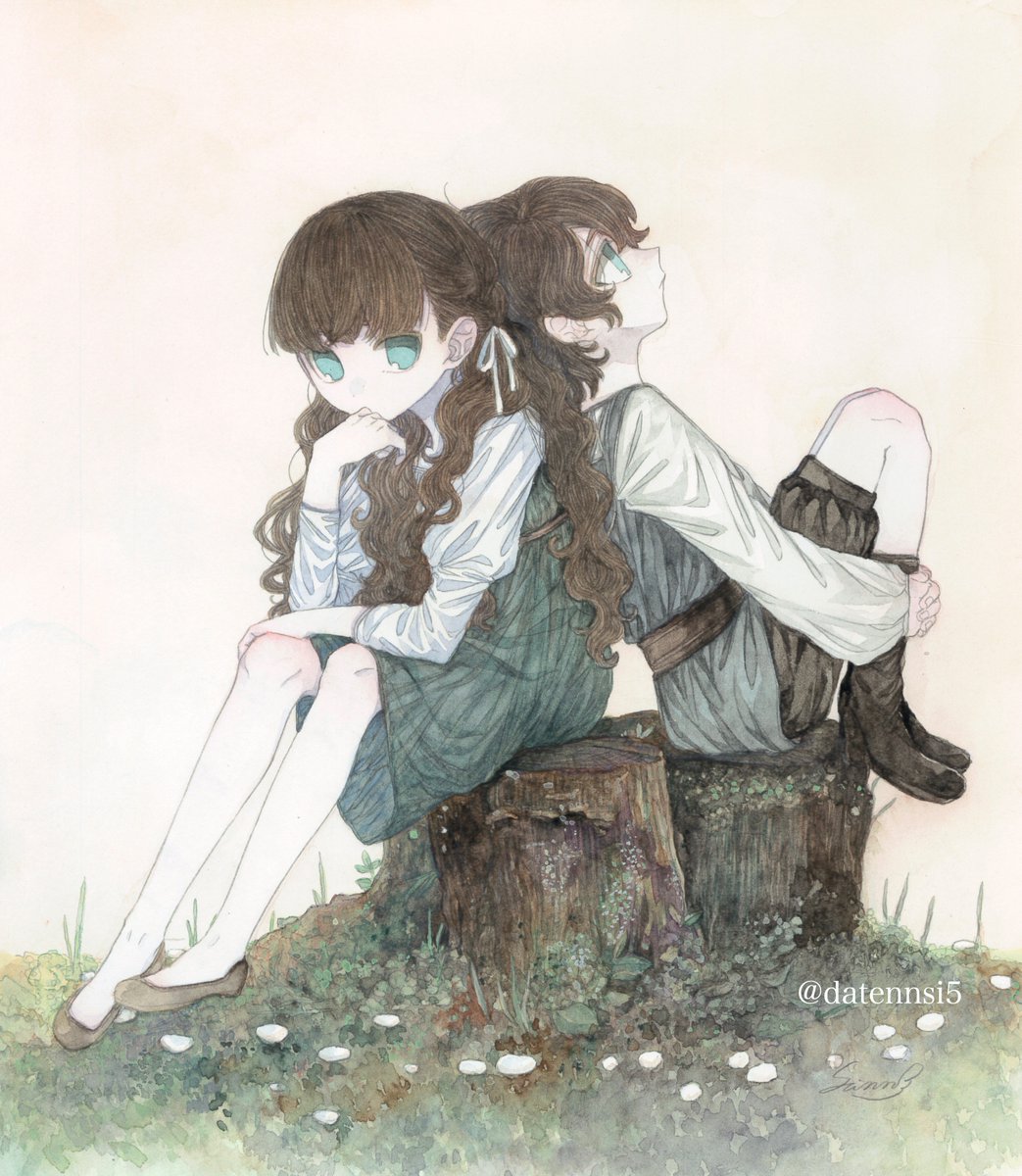 「#春の創作クラスタフォロー祭 
男の娘や天使をよく描いてます。 」|慎(しん)居たり居なかったりのイラスト