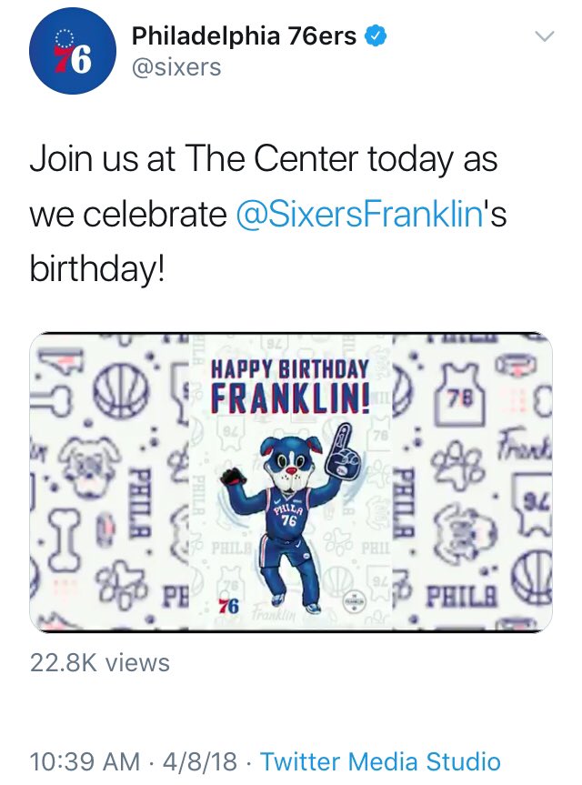 Happy Birthday Franklin!! I remember we shared the same day 2 years ago.  