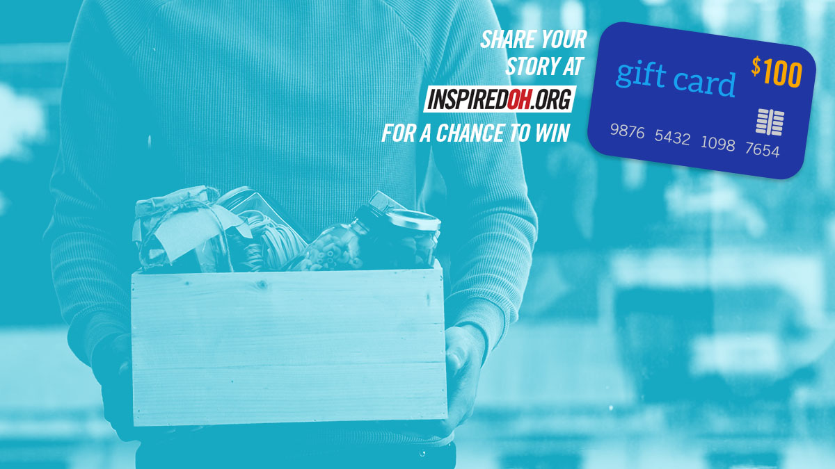 OHLottery's tweet photo. Let us know what’s inspiring you during this crisis and you’ll be entered to win a $100 gift card: https://t.co/bP5NxLAQff #InspiredOH https://t.co/JDChBZA2cg