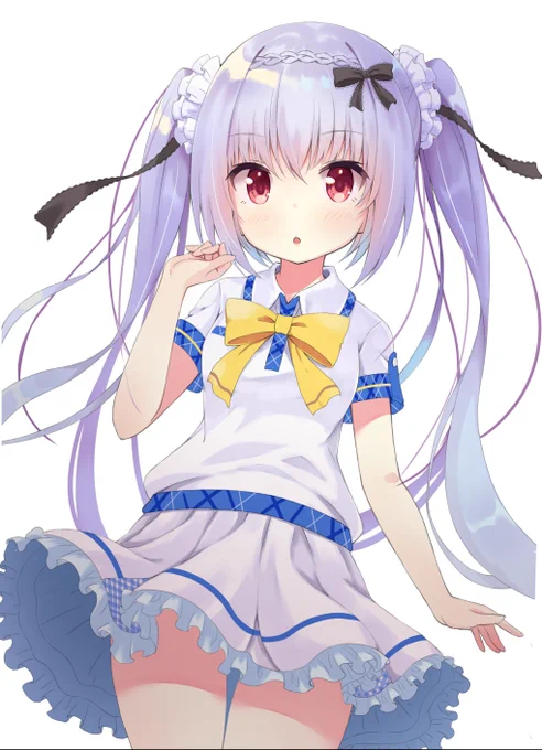 Skebでカルマルカ*サークルの夏目暦ちゃん描かせていただきました!ツインテ可愛い? 