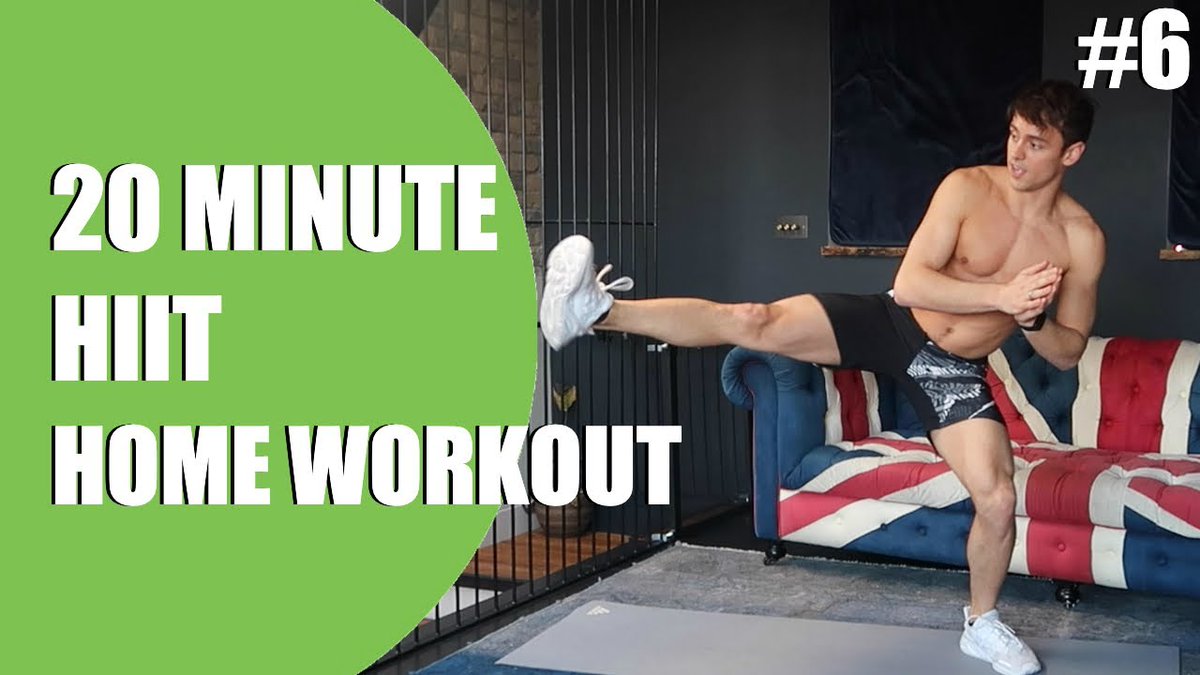 CarverPR's tweet photo. 20 Minute HIIT home workout with @TomDaley1994 on his YouTube channel now! #DaleyWorkout
https://t.co/1W7z9SSaPG https://t.co/TWigFIto2r