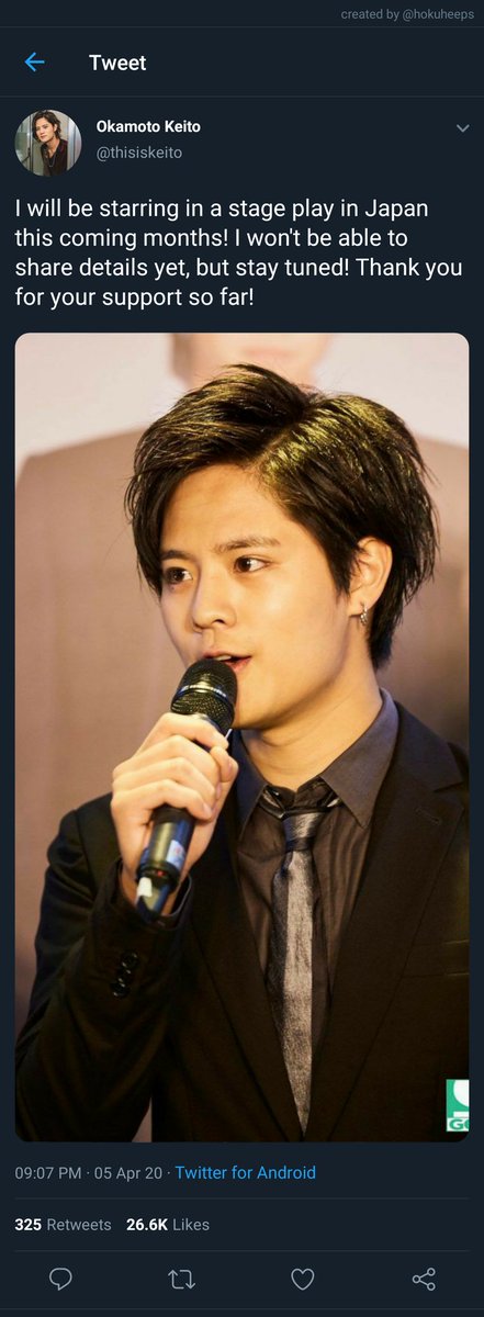 [Profiles]Yamada's FriendsOkamoto Keito - a stageplay actor working in USA. Very rich.Nakajima Yuto - a professional photographer. Plays drums in his spare time. Have worked with Inoo and Yuya.