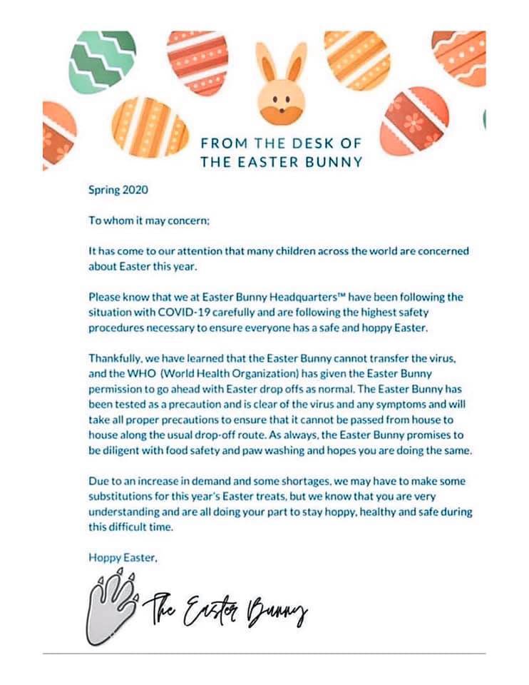 CozyTimeltd's tweet photo. #WednesdayWisdom #EasterAtHome #Easter #EasterBunny #StayHomeStaySafe https://t.co/7WFGdK4AZU