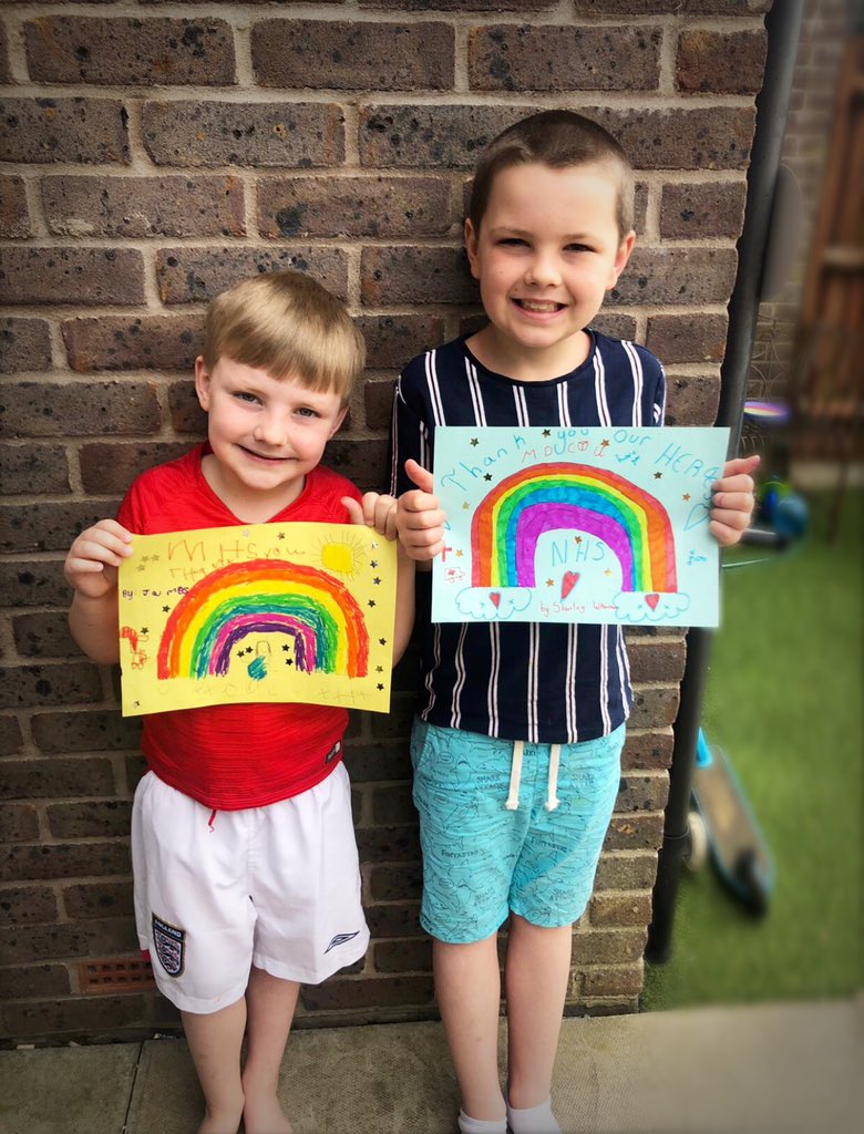WSHFT_MDCU's tweet photo. A big thank you Stanley &amp; James for our rainbow pictures 🌈 
They are going to brighten up the walls of MDCU for both patients and staff 💛❤️💚💙💜 https://t.co/6zEofSbTdm