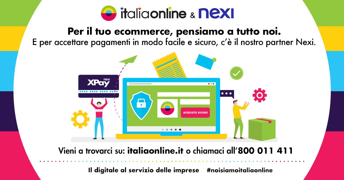 Noi ci siamo, per portare il tuo business online. E farlo crescere
#italiaonline #ecommerce #DigitalEconomy #digital
