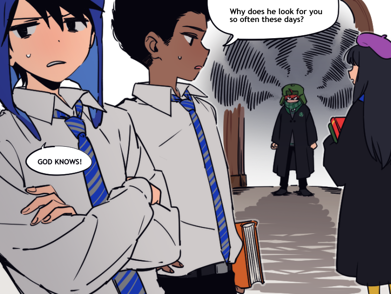 cryle_19's tweet photo. Hogwarts AU again #cryle https://t.co/a2gUCbnRKE