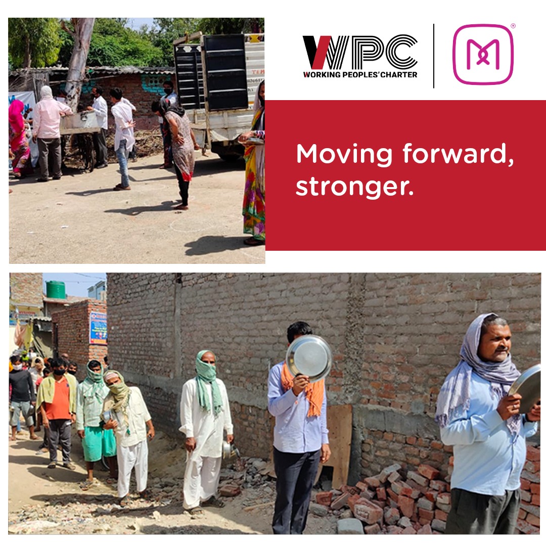SRKUniverse's tweet photo. DILWALA BAADSHAH 👑

SRK's @MeerFoundation in association with Working People's Charter comes to aid of over 2000 daily wagers across Delhi. ✨

#SRKHelpingFamilies 💖🙏🏼 https://t.co/Fv5Y5hoPOn