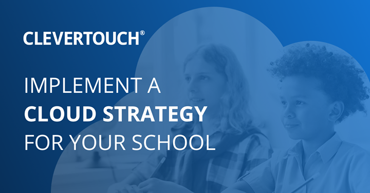 myClevertouch's tweet photo. Why the Cloud could benefit your school right now! https://t.co/ckXOBHZGoJ #teaching #schools #education #covid19 #edtech #avtweeps https://t.co/VZ6e2ev46L