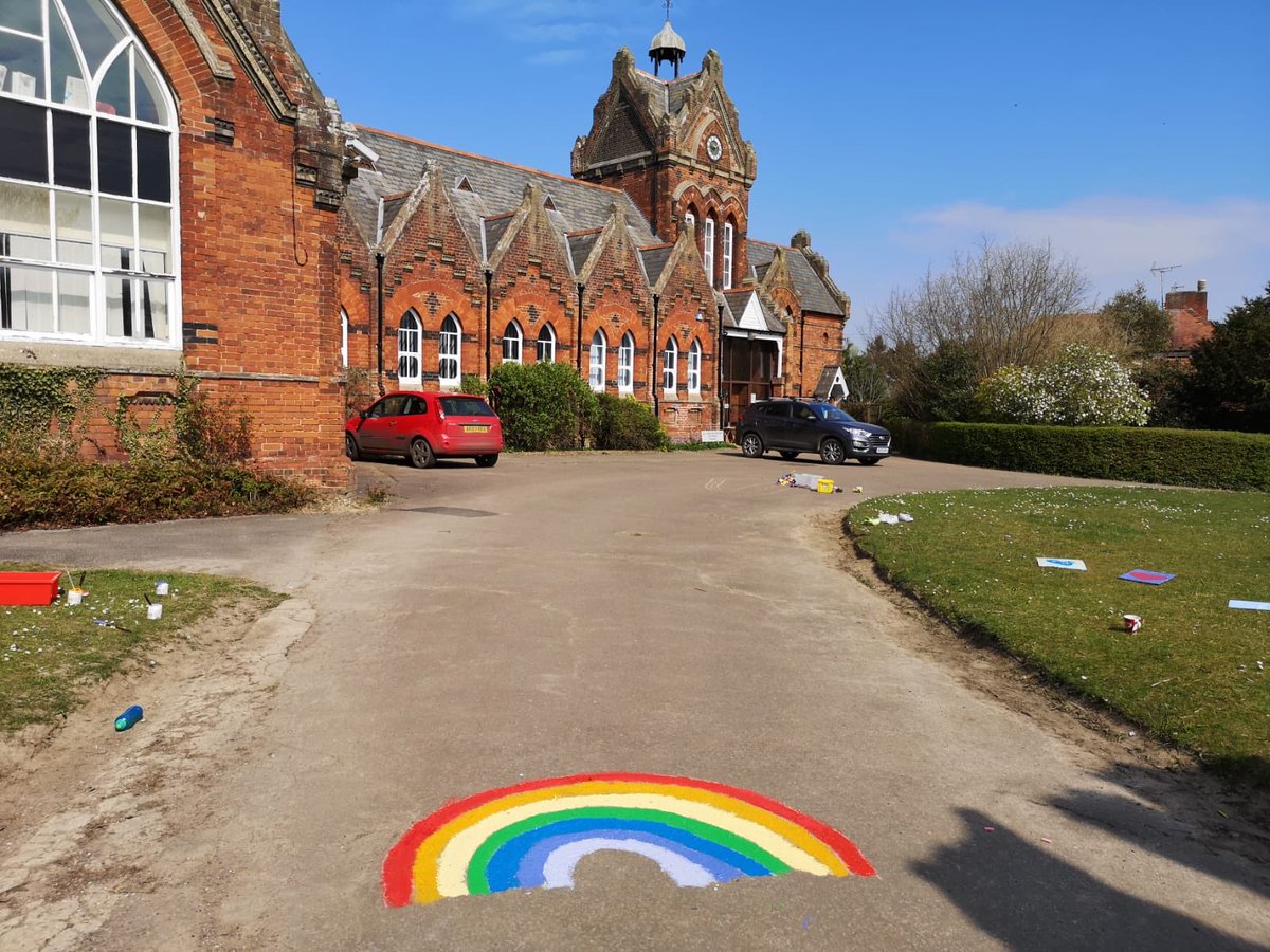 Great artwork in school this morning.