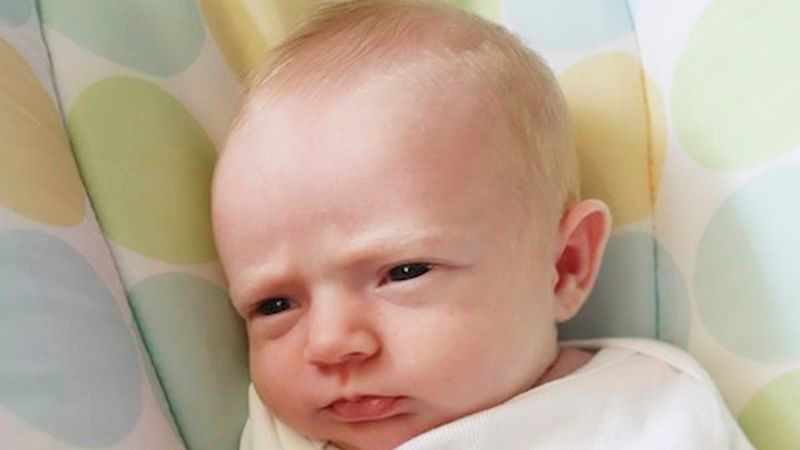 TheOnion's tweet photo. Newborn Loses Faith In Humanity After Record 6 Days https://t.co/XzUD7MMKHy https://t.co/MlEDUQyEva